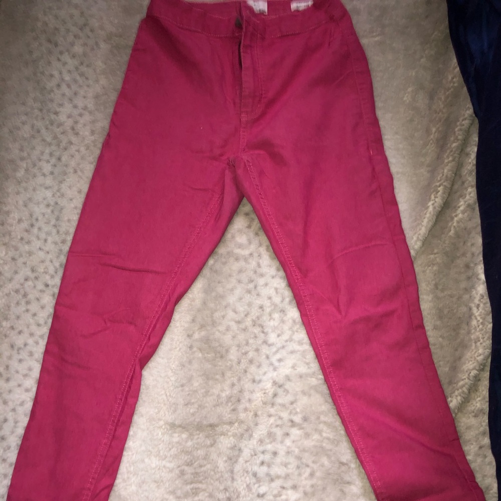 High waisted jeans